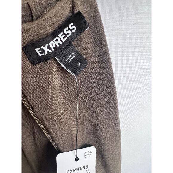 NWT Express V-neck faux wrap pleated mini sheath dress - Picture 5 of 5